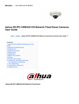 Dahua DH-IPC-HDB4431CN Network Fixed Dome Cameras User guide