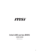 MSI PRO H610M-E DDR4 User guide