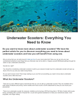 Yamaha Sea Underwater Scooter User guide