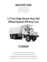 RC4WD 1/14 6×6 Sledge Hammer Heavy Haul Off-Road Hydraulic RTR Dump Truck User guide