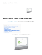 Johnson Controls IQ Panel 4-IQ4 Hub User guide