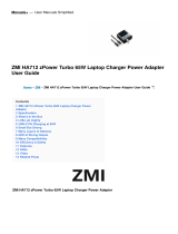 ZMI HA712 zPower Turbo 65W Laptop Charger Power Adapter User guide