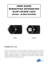PASSTECH SL600E RF and Keypad Integrated Slim Locker Lock User guide