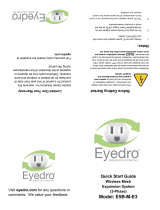 Eyedro E5B-M-E3 Wireless Mesh Expansion System User guide