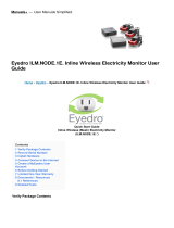 Eyedro ILM.NODE.1E. Inline Wireless Electricity Monitor User guide