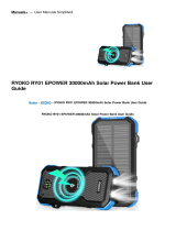 RYOKORY01 EPOWER 30000mAh Solar Power Bank