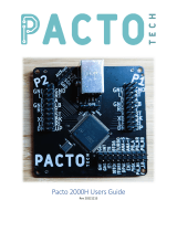 PACTO 2000H 2 Player Control Interface for Arcade Cabinets User guide