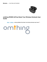 omthing EO009 AirFree Buds True Wireless Earbuds User guide