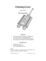 HolidayCoro FMTXV2 User guide