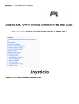 JOYSTICKS STK-7040RG Wireless Controller for NS User guide