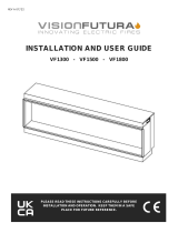 VISION FUTURA VF1300 Direct Fireplaces User guide