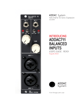 ADDAC System ADDAC711 User guide