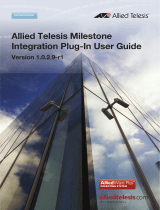Allied Telesis Milestone Integration Plug-In Video Management System User guide