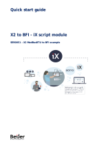 BeiJer X2 to BFI – iX Script Module User guide
