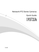 UNV IPC672LRa Network PTZ Dome Cameras User guide