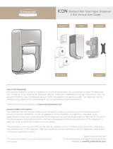 Kimberly-Clark53696 Standard Roll Toilet Paper Dispenser 2 Roll Vertical