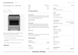 Fisher & Paykel RGV3-305-N User guide