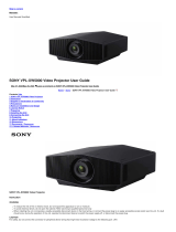 Sony VPL-XW5000 User guide