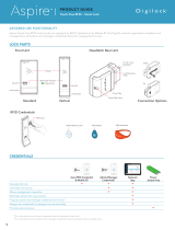 Digilock Aspire Touch Free RFID Smart Lock User guide