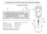 QSG 2.4G Wireless Keyboard and Mouse Combo User guide