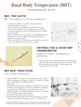 Thermometers Basal Body Temperature User guide