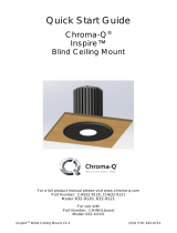 Chroma-Q 632-XXXX Blind Ceiling Mount User guide