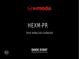 V-Moda HEXM-PR True Wireless Earbuds User guide