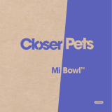 Closer Pets CP500 Mi Bowl User guide