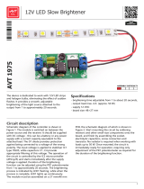 AVT 1975 12V LED Slow Brightener User guide