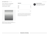 Fisher & Paykel DD60D User guide