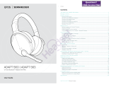 Sennheiser ADAPT 560 On-Ear Bluetooth Headset User guide