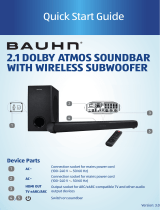 Bauhn 2.1 Dolby Atmos Sooundbar User guide