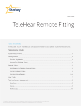 Starkey TeleHear Remote Fitting User guide