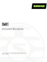 Shure SM81 User guide