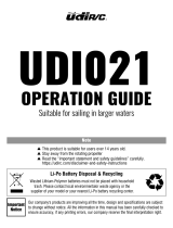 udiR C UDI021 Remote Control Boat User guide