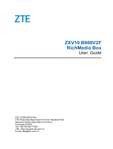 ZTE ZXV10 User guide