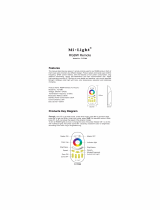 Mi-Light FUT096 RGBW LED Remote Controller User guide