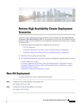 Cisco Review High Availability Cluster Deployment Scenarios User guide