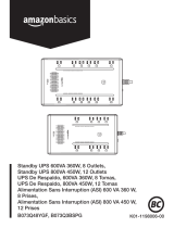 AmazonBasics B073Q48YGF, B073Q3BSPG Surge Protector Battery Power Backup User guide