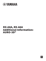 Yamaha RX-A8A User guide