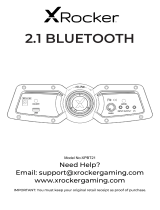 X-Rocker XPBT21 2.1 Bluetooth Pedestal Gaming Chair User guide