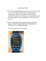 Infrared Thermometer High Temp Thermometer Pyrometer User guide