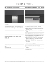 Fisher & Paykel DW60FC4X2 User guide