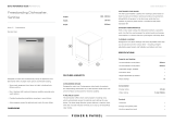 Fisher & Paykel DW60FC1X2 User guide