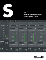 d b audiotechnik 5D Power share calculator User guide