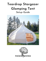 PHOENIX DOMES Teardrop Stargazer Glamping Tent User guide