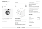 Fisher & Paykel WH9060J3 User guide