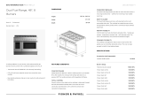 Fisher and Paykel RDV2-488-L-N Professional Gas Range User guide