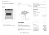 Fisher & Paykel OR30SCG4X1 User guide