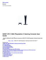 Sony CFI-1108A User guide